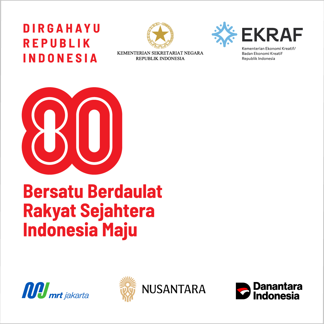 Download Logo Resmi HUT ke-80 Republik Indonesia Tahun 2025 (Versi PNG & PDF)